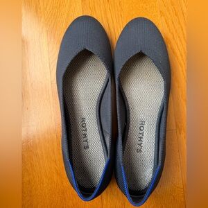 Rothy's Navy Blue Round Toe Flats